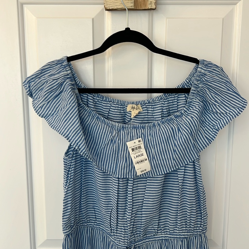 Style & Co Ruffled Maxi Dress - Picture 3 of 4